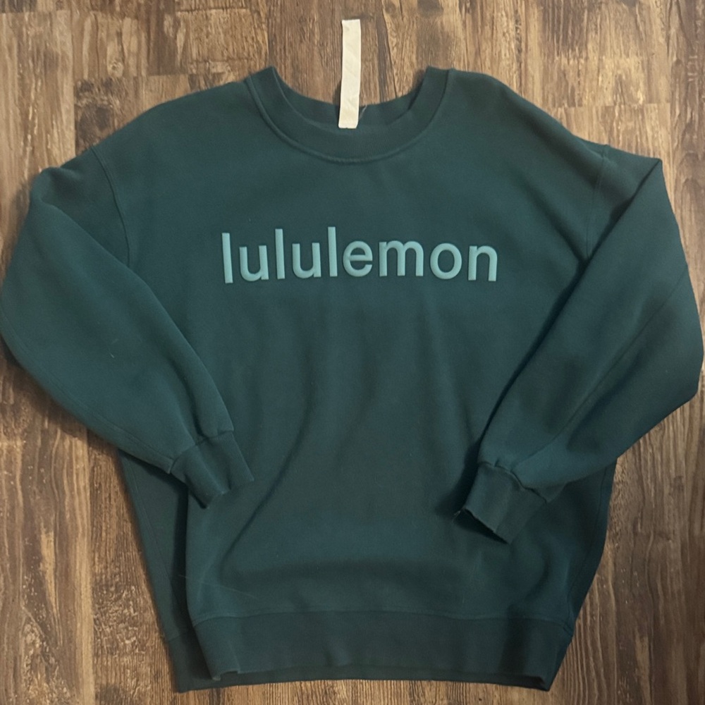 lululemon athletica womens Teal Crewneck Sweater